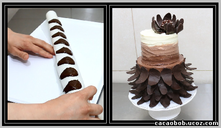 Шоколадные фигурки для торта своими руками