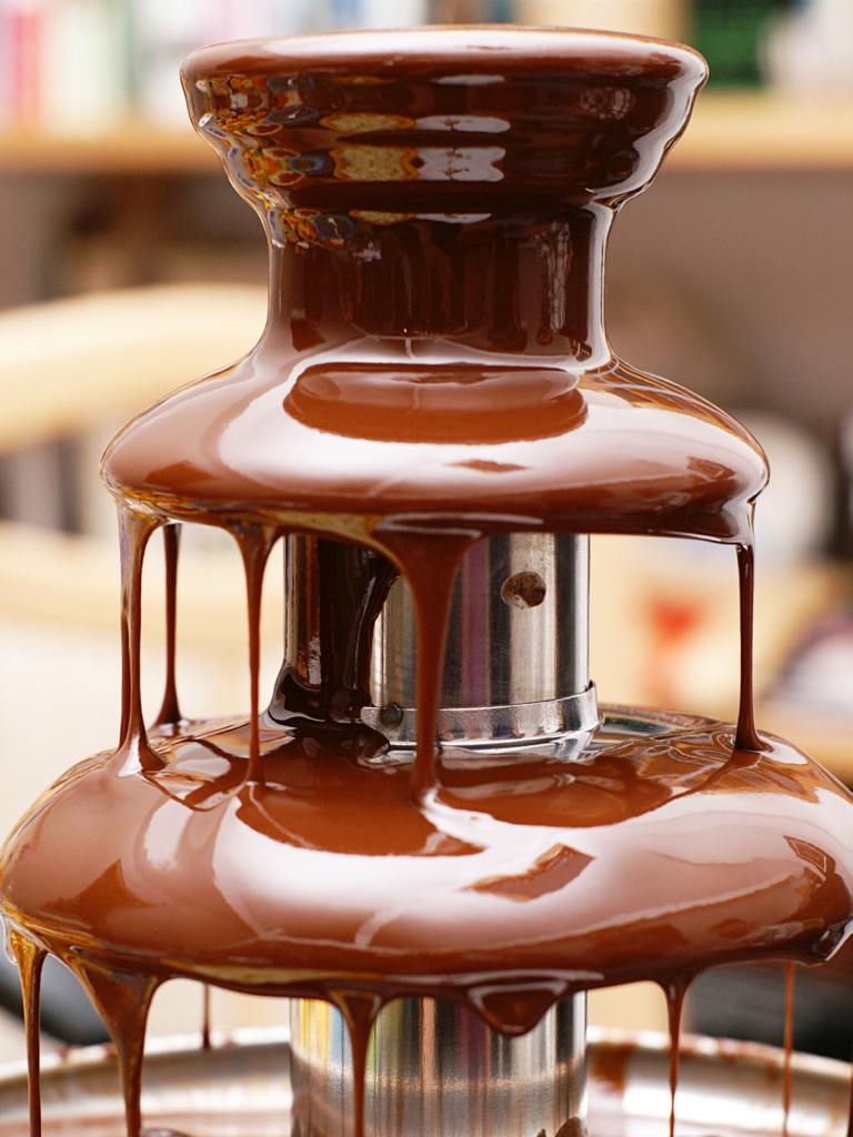 шоколадный фонтан фото